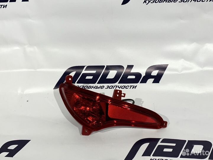 Катафот заднего бампера Hyundai Solaris(14-17) лев