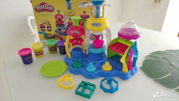 Play doh фабрика пирожных