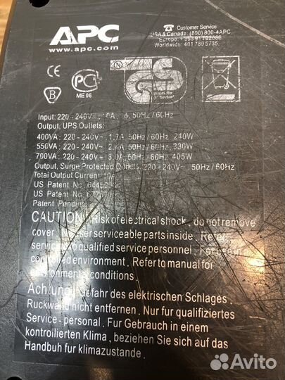 Ибп APC Back-UPS ES 550 с новой акб
