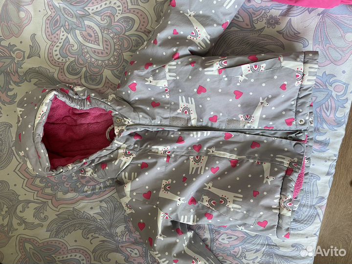 Демисезонный костюм для девочки 80