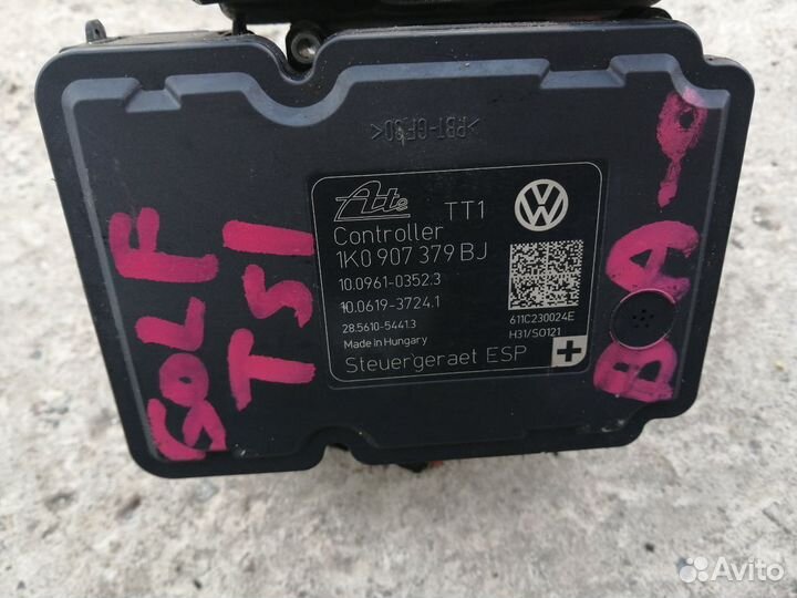 Блок ABS Гольф 6 1K0907379BJ 1K0614517DE