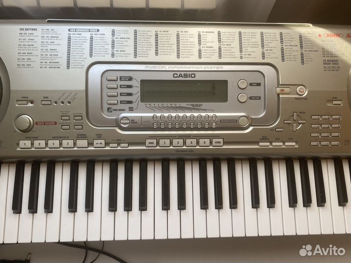 Синтезатор casio wk 3800