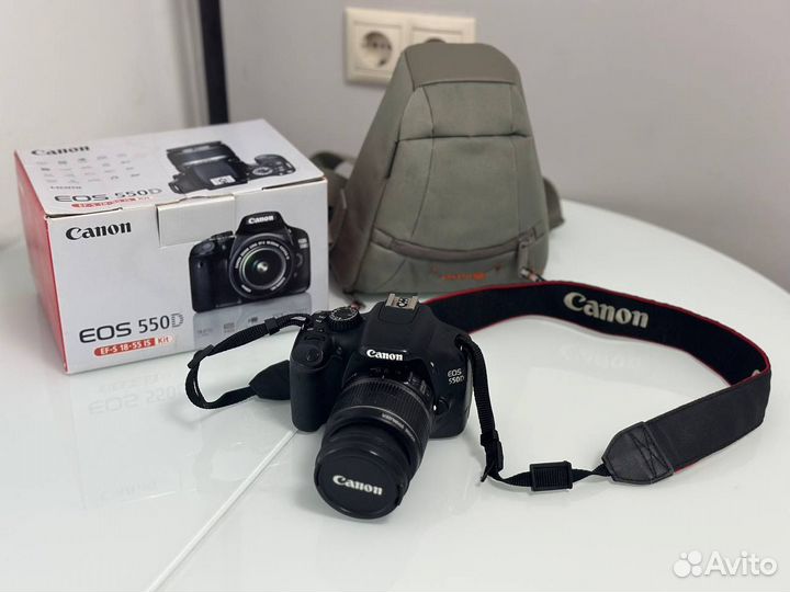 Зеркальный фотоаппарат canon eos 550d