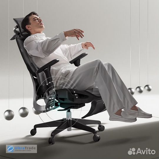 Офисное кресло Xiaomi hbada E3 AIR Black