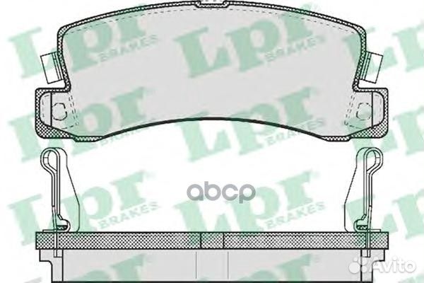 Колодки тормозные дисковые 05P514 Lpr