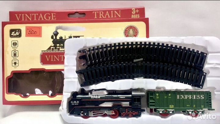 Железная Дорога игрушки винтажный поезд