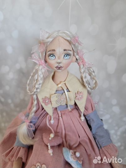 Авторская текстильная кукла ручной работы