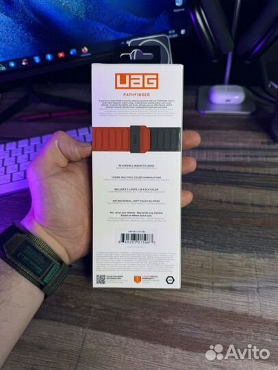 Ремешок UAG Strap Pathfinder Orange Apple Watch