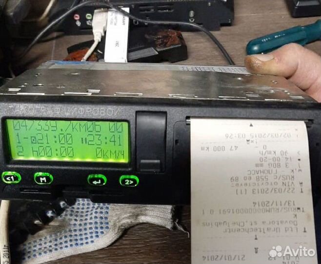 Тахограф Касби вместе с установкой 