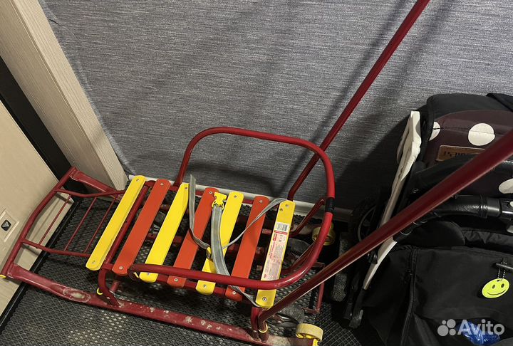 Санки на колесах