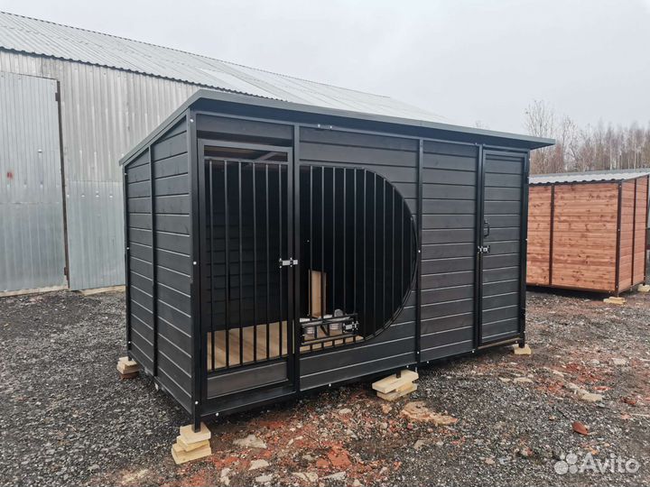 Вольер для собак с зимником