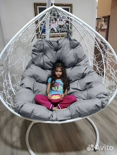 Подвесное кресло кокон для двоих