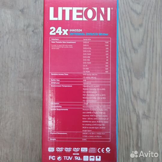 DVD привод lite-ON iHAS524B