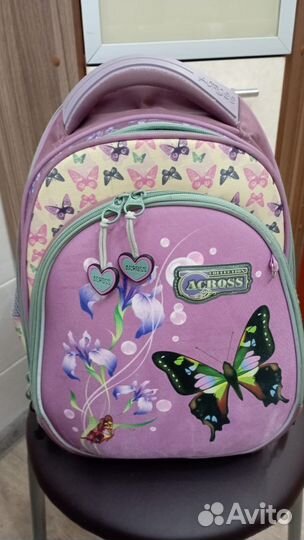Рюкзак школьный для девочки бу