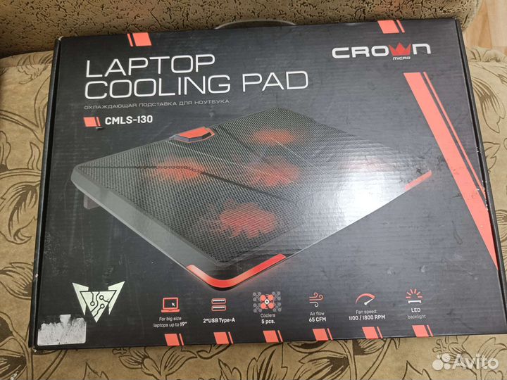 Подставка для ноутбука Crown cmls-130