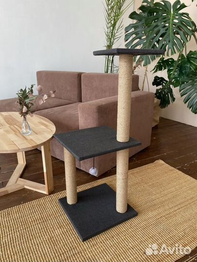 Игровой комплекс когтеточка для кошек джут