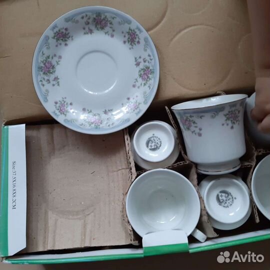 Китайский чайный фарфоровый набор на 6 персон