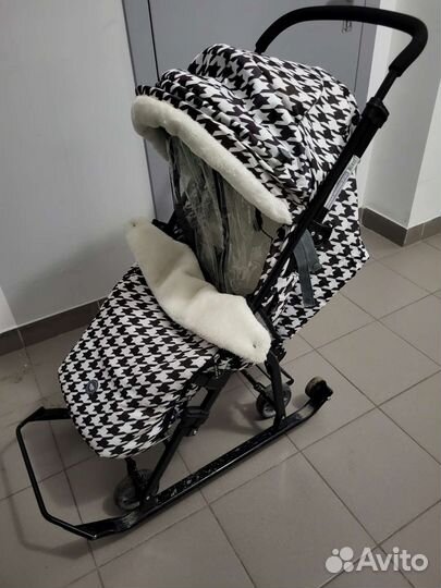 Санки коляска nika