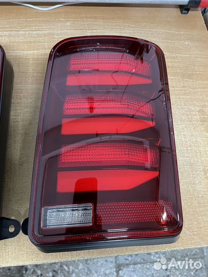 Задние фонари на ниву Beast красный