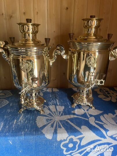 Самовары СССР с гербами