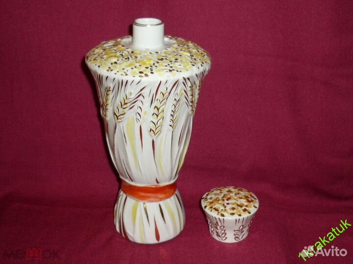 Графин, штоф сноп, колосья. лфз. редкость