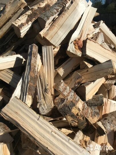 Смесь колотых дров (береза, осина)