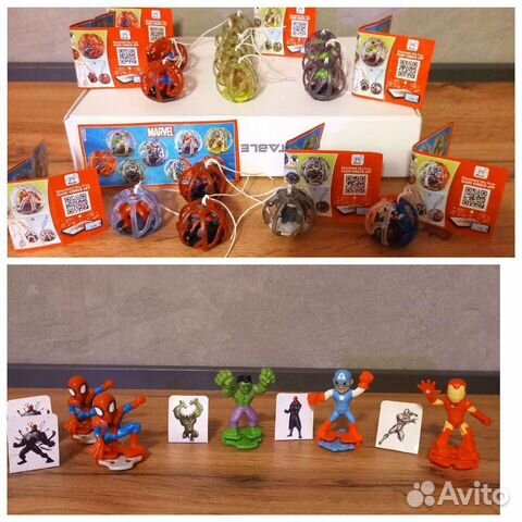 Киндер сюрприз Марвел в шарах 2019 Марвел 2020