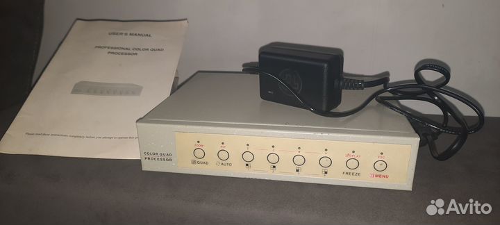 Квадратор видеонаблюдения KCQ-404 цветной