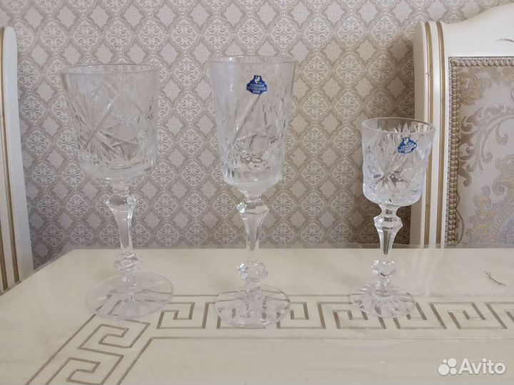 Фужеры хрустальные СССР