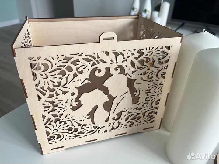 Семейный банк. Свадебная шкатулка для конвертов