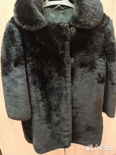 Шуба детская 7-8лет цигейковая