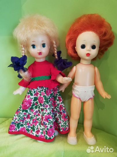 Куклы времен СССР на резинках