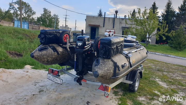 Пвх лодка solar 420 с мотором tohatsu 9.9 (18)