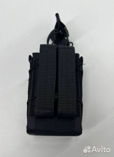 Подсумок тактический на 2 магазина ак открытый 