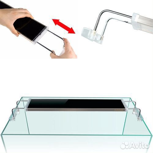 Светильник LED ультратонкий 12W на аквариум 300-45