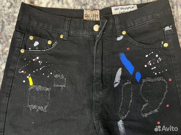Джинсы Gallery dept в краске уникальные S - XL