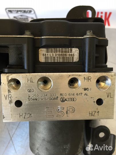 Блок авс ауди S4 B7 V8 4.2 8EO614517 AL