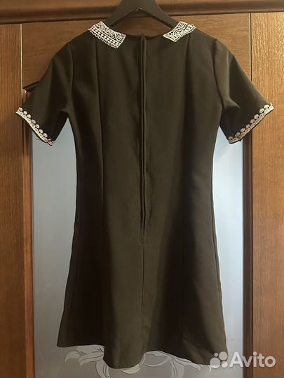 Школьное платье с фартуком