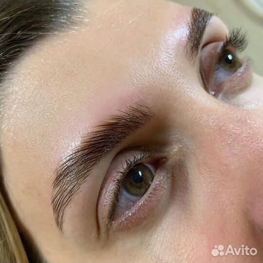 Коррекция бровей, долговременная укладка