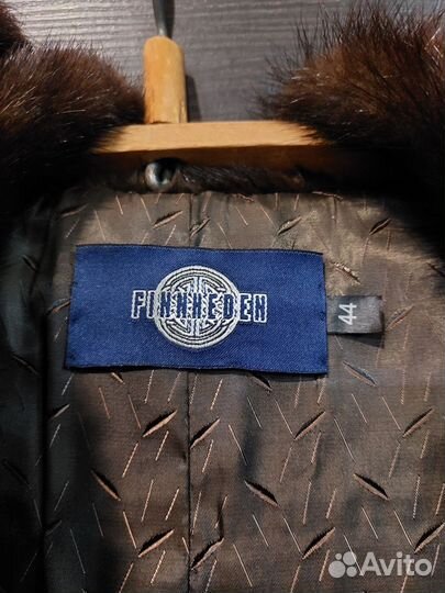 Шуба норковая 44 размер с капюшоном