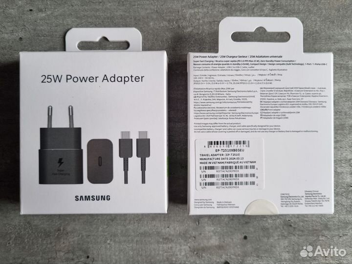 Сетевое зарядное устройство Samsung EP-T2510 25 Вт