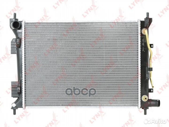 Радиатор охлаждения паяный AT;Hyundai Solaris