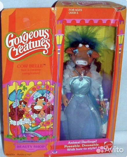 Кукла корова Gorgeous Creatures mattel