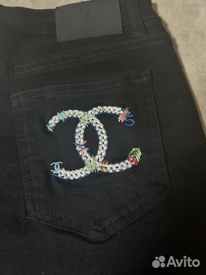 Джинсовые брюки Chanel