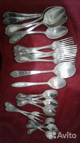 Столовые приборы мельхиор СССР