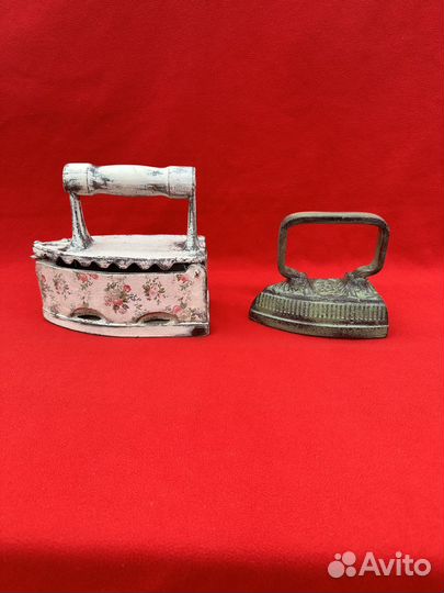 Утюг чугунный старинный