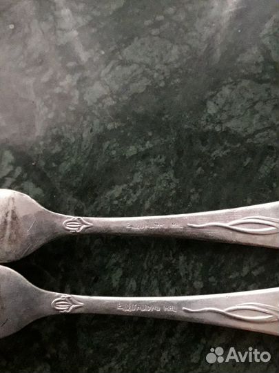 Вилки и ложки из мельхиора,СССР