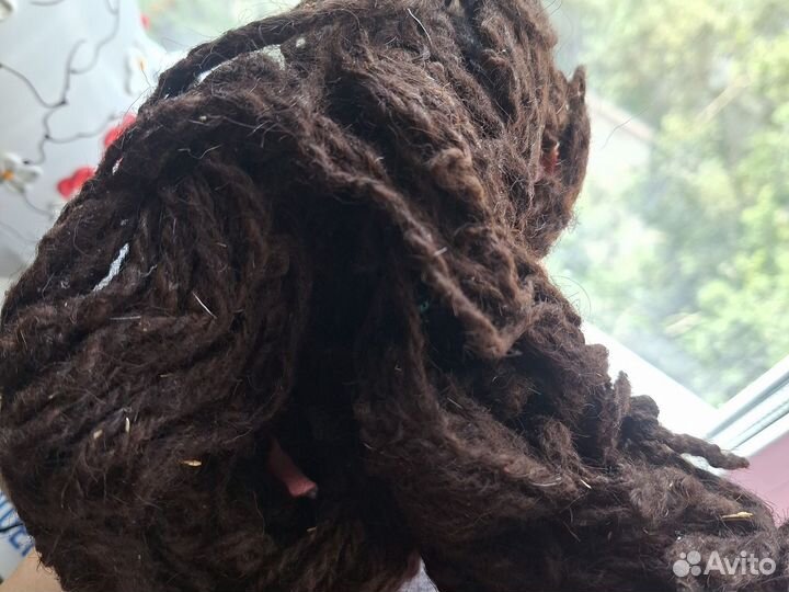 Пряжа из овечьей шерсти ручная