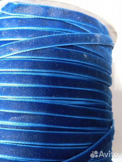 Декоративная тесьма бархатная для рукоделия