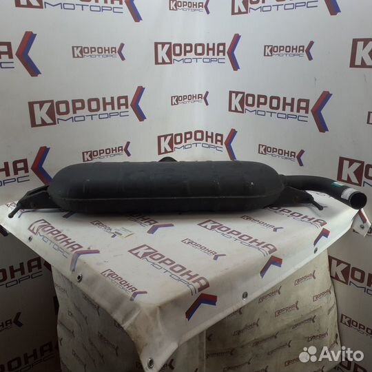 Глушитель задняя часть (бочка)